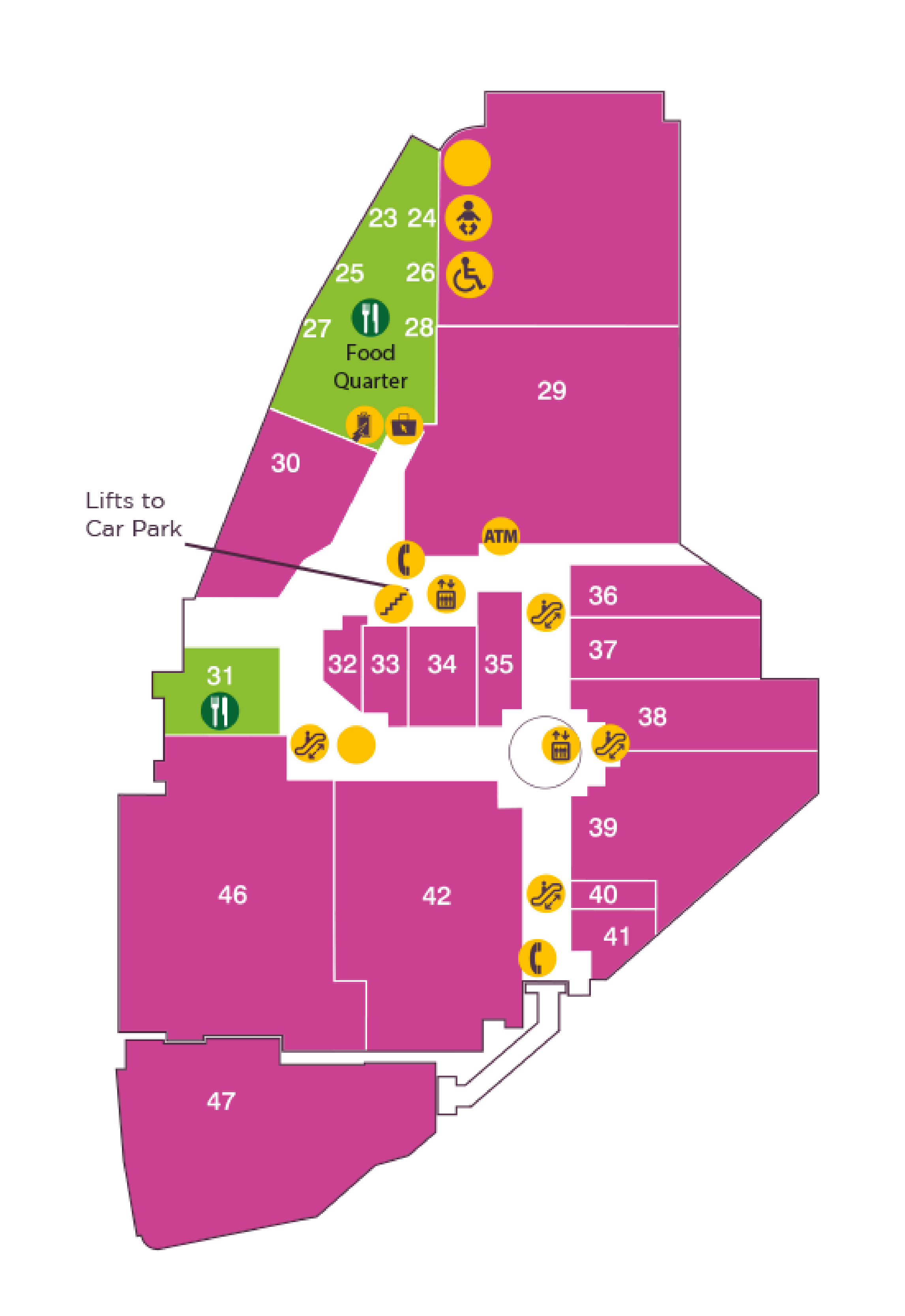 Carousel Shopping Centre Map